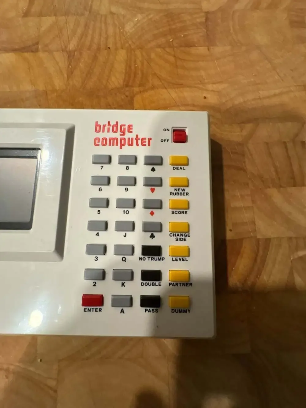 Vintage‎ Diamond Bridge Computer Electronic Handheld Game